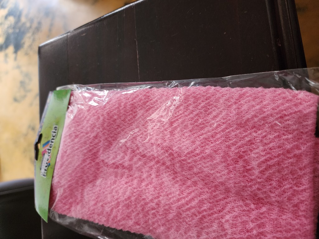 Equivalencia paño exfoliante rosado