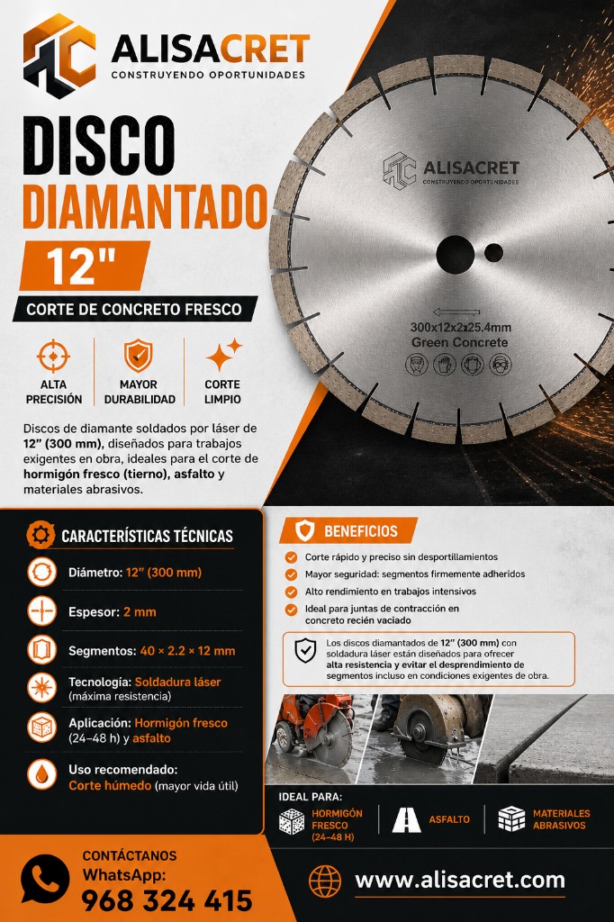 Disco Diamantado 12"