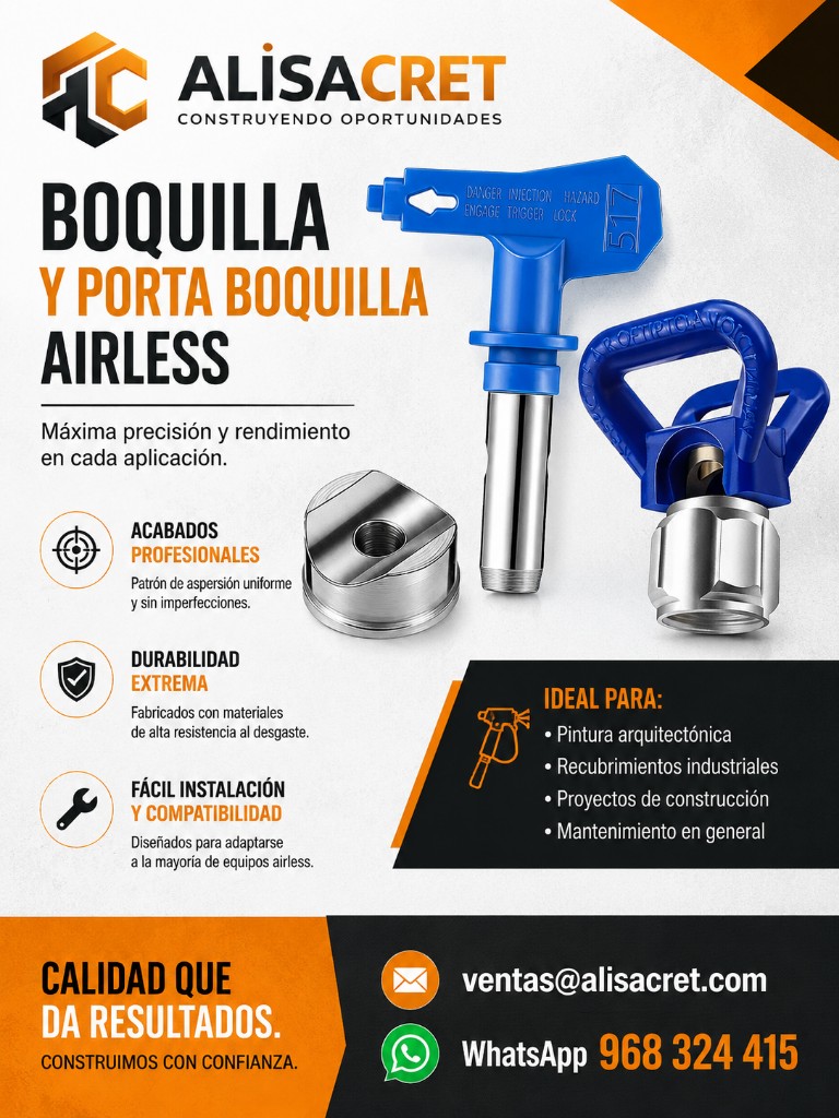COMBO Boquilla y porta boquilla airless