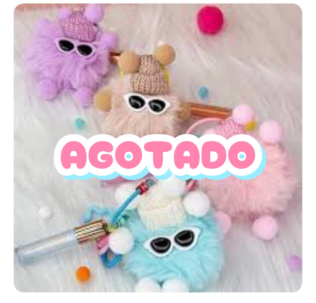 CHARM GLOSS POMPON LLAVERO