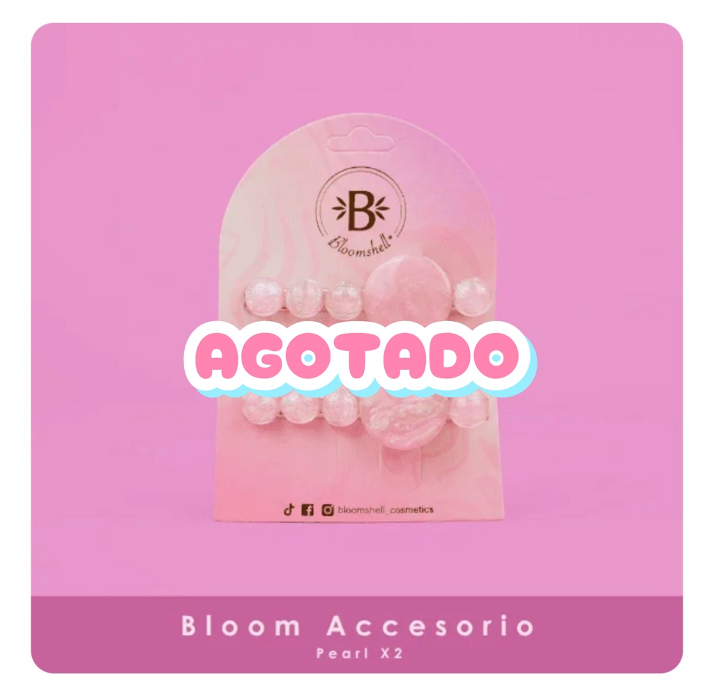 Bloom accesorio x 2 pearl (hebilla)
