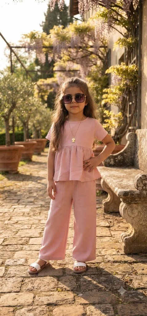 Conjunto rosado Chalis