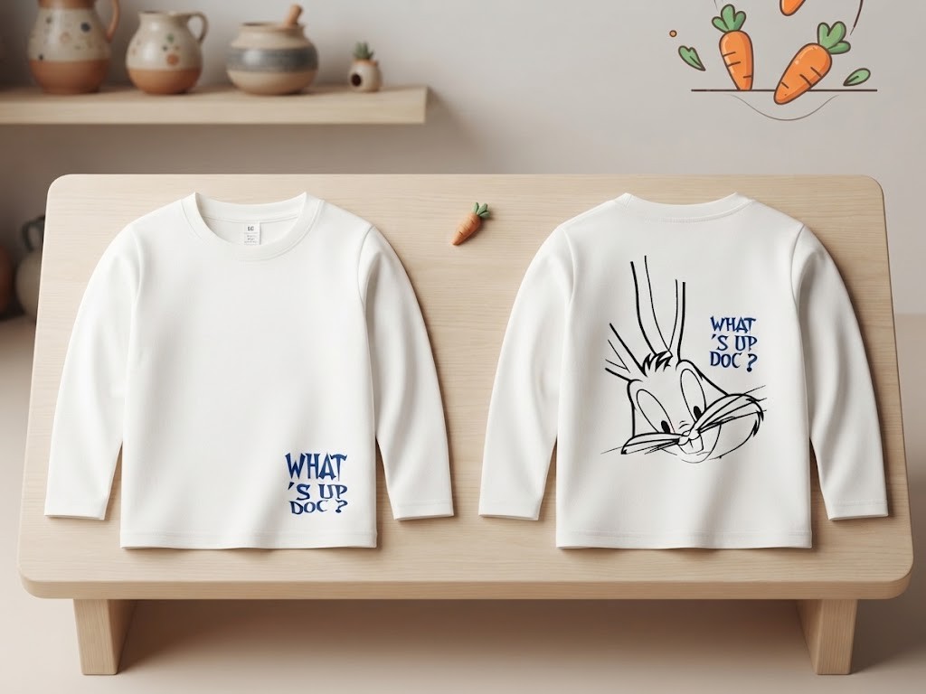 Polo blanco Bugs Bunny