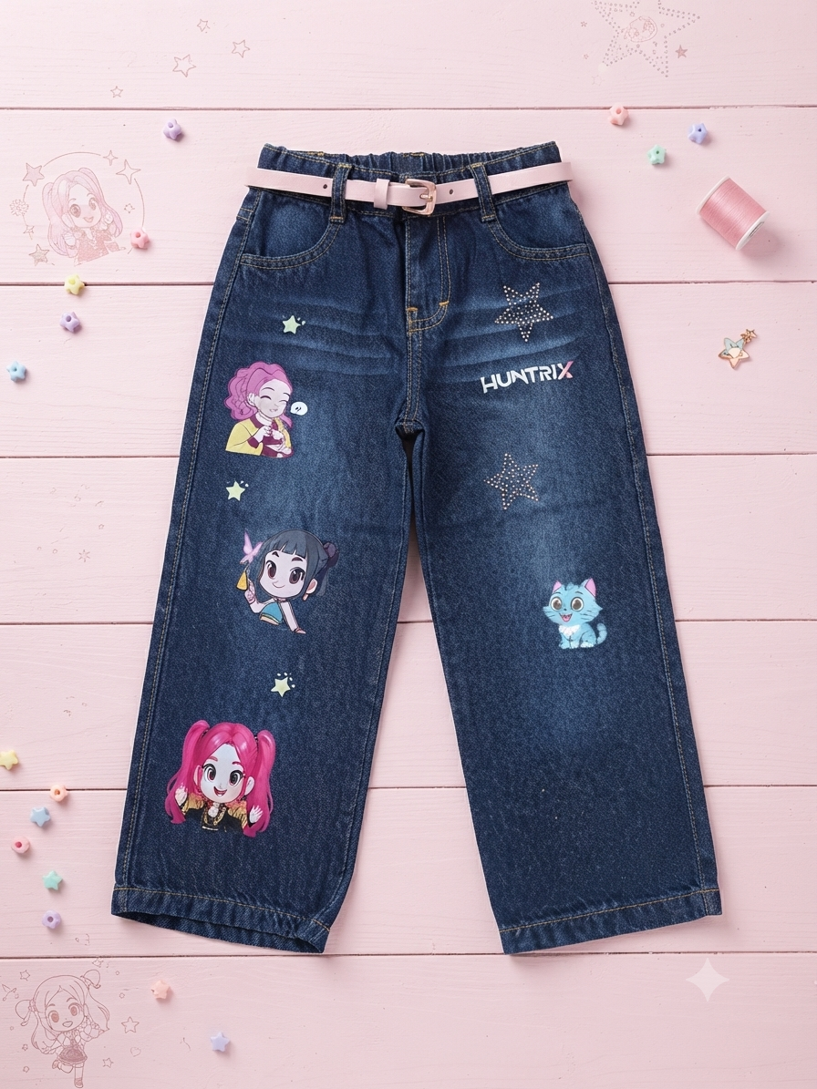 Jeans infantil Hunterix azul oscuro