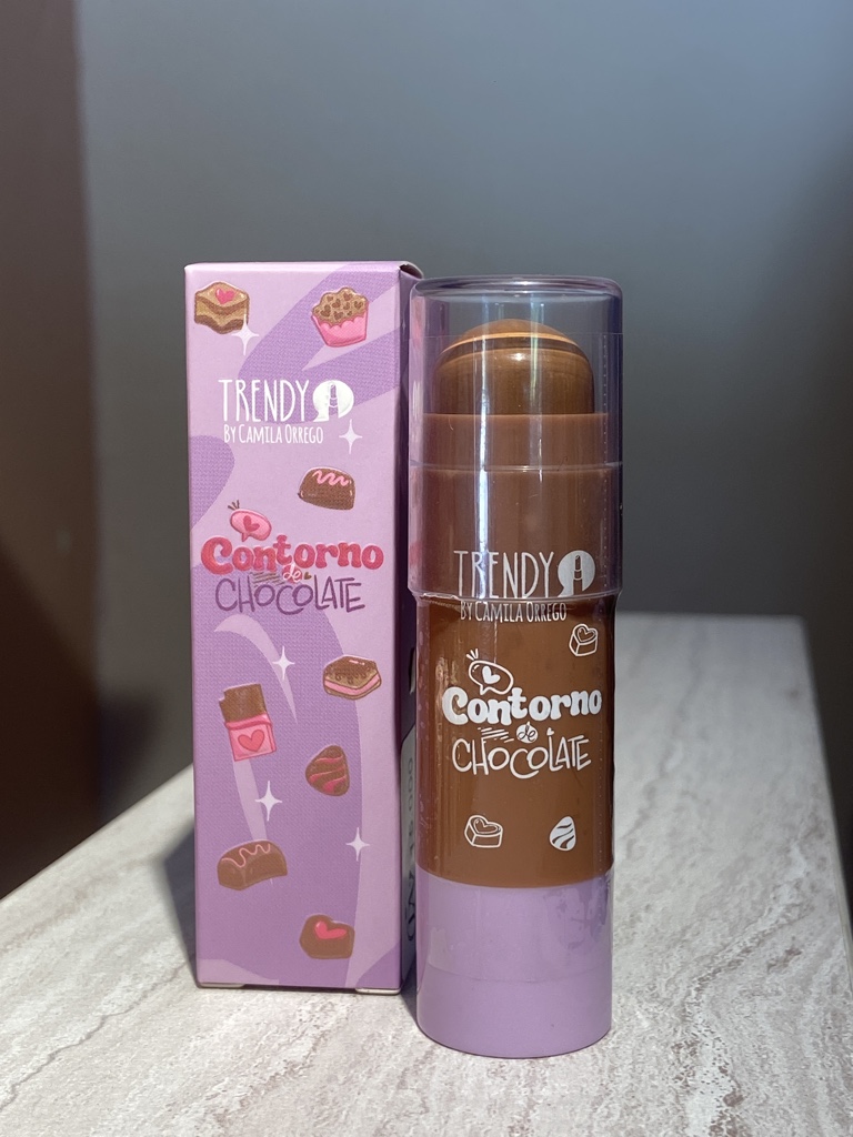 Contorno en barra chocolate trendy