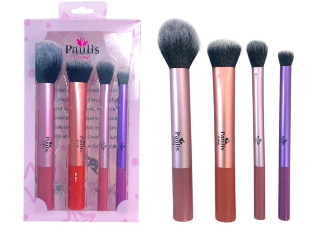kit brochas x4 paulis