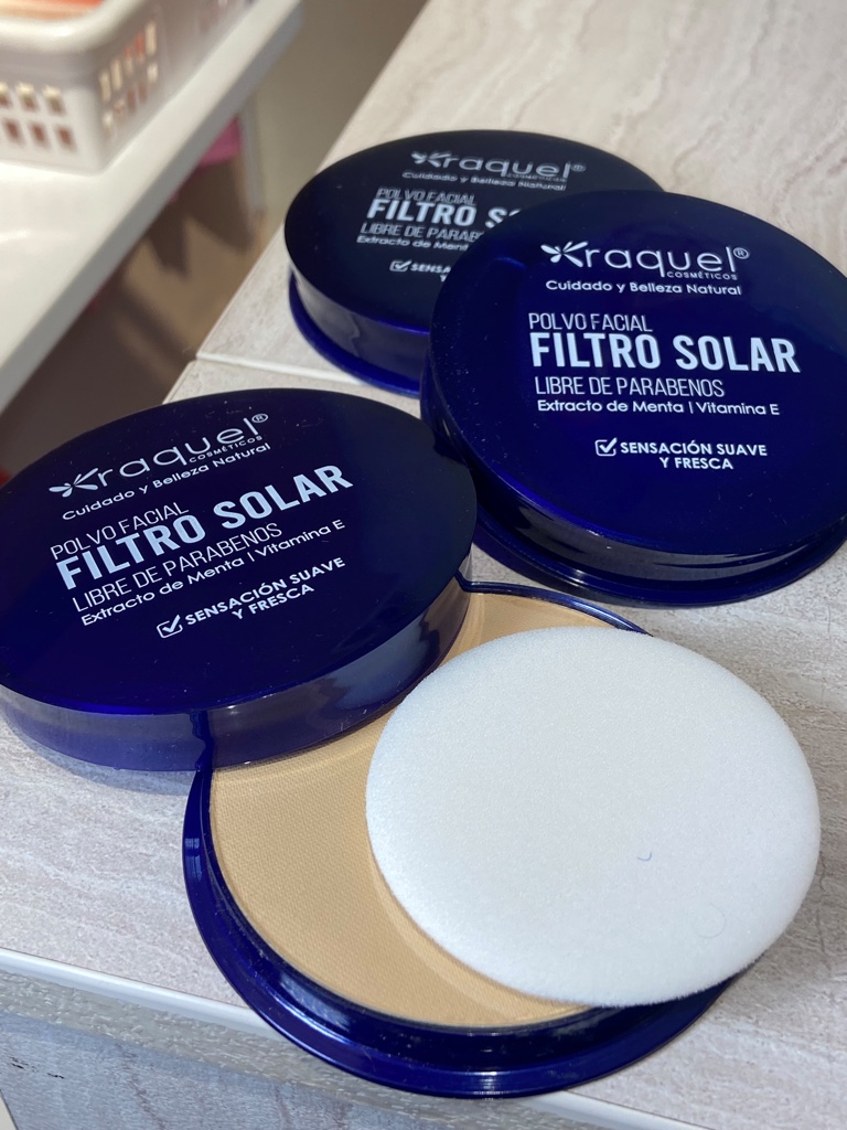 Raquel polvo facial filtro solar