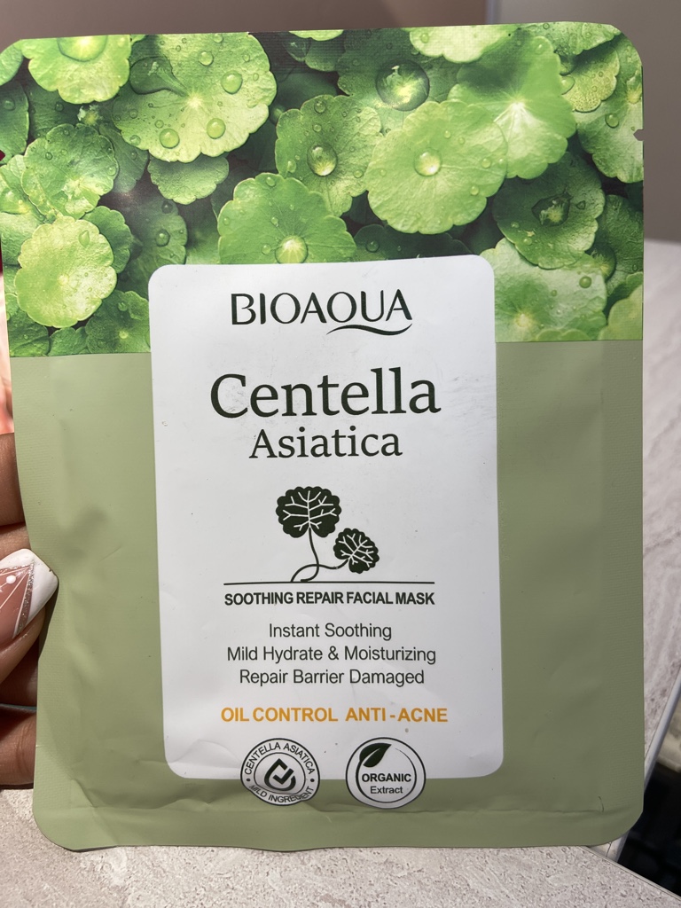 Velo facial centella Asiatica
