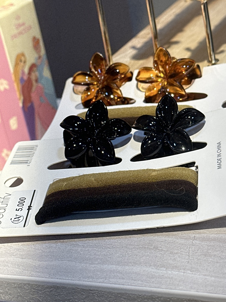 Set moñas + caiman flor x 2