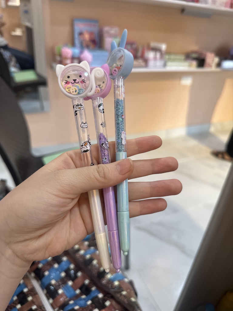 Lapiceros escarchados