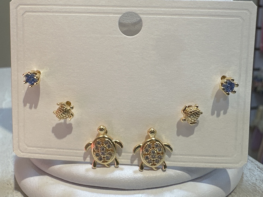Set topos x3 tortuga y flor