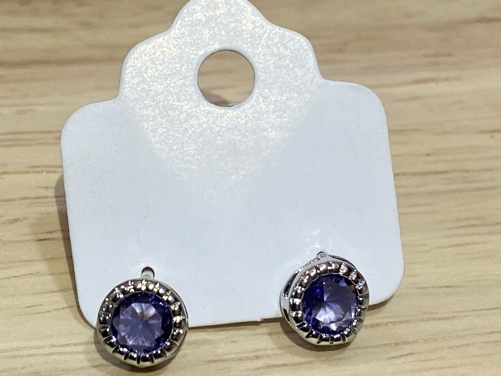 Topo plateado de seguridad Morado