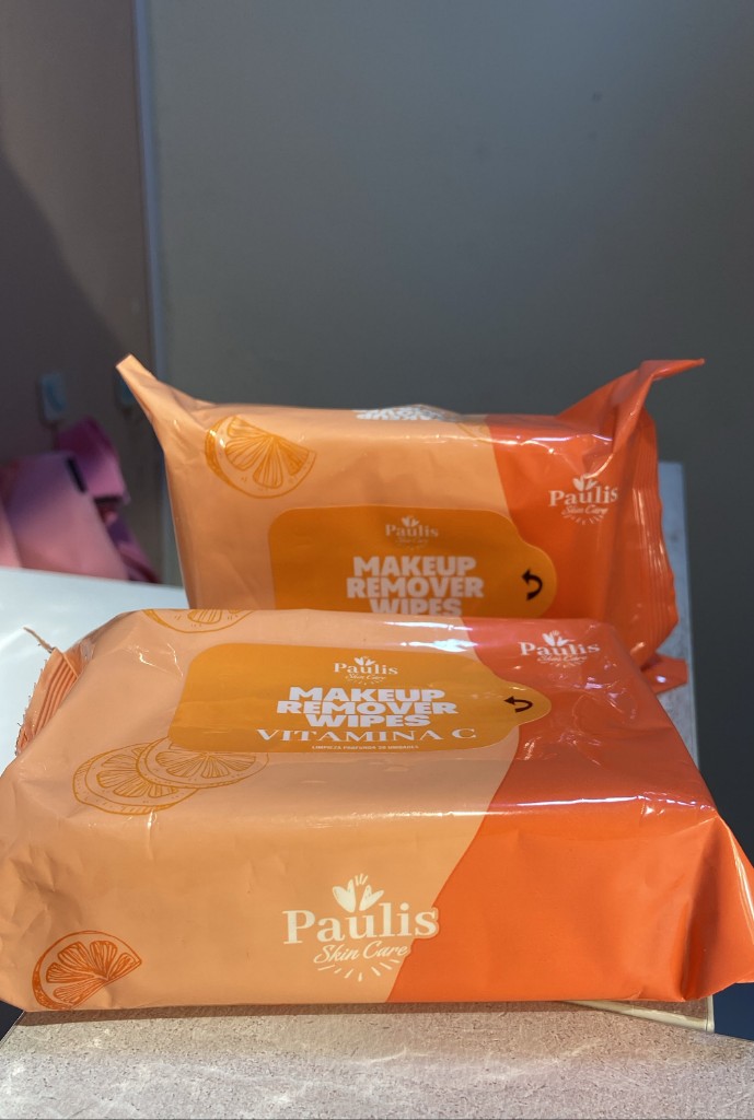 Toallitas desmaquillantes vitamina C