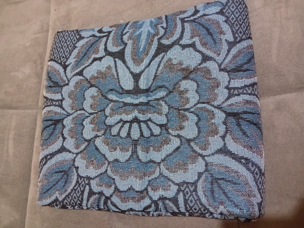 Manta indú azul