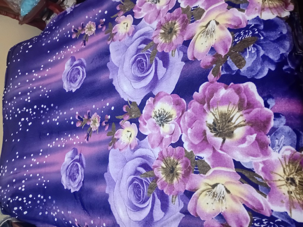 Manta estampada flores