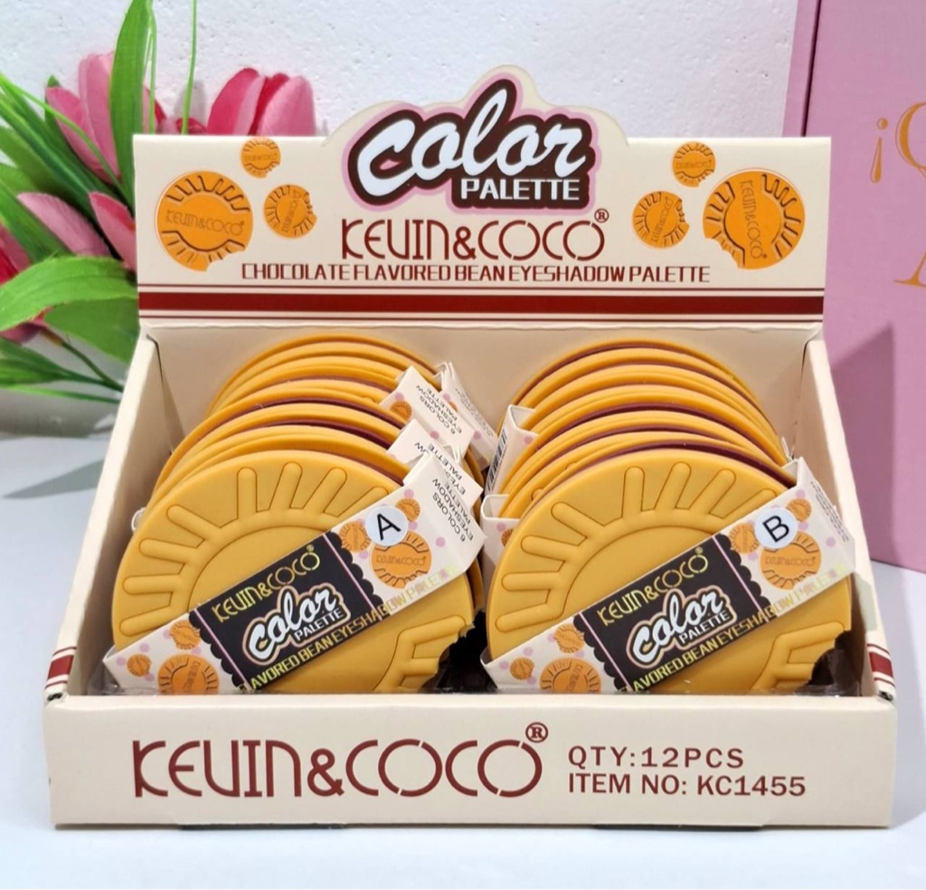 Paleta de Sombras Galleta Kevin&Coco