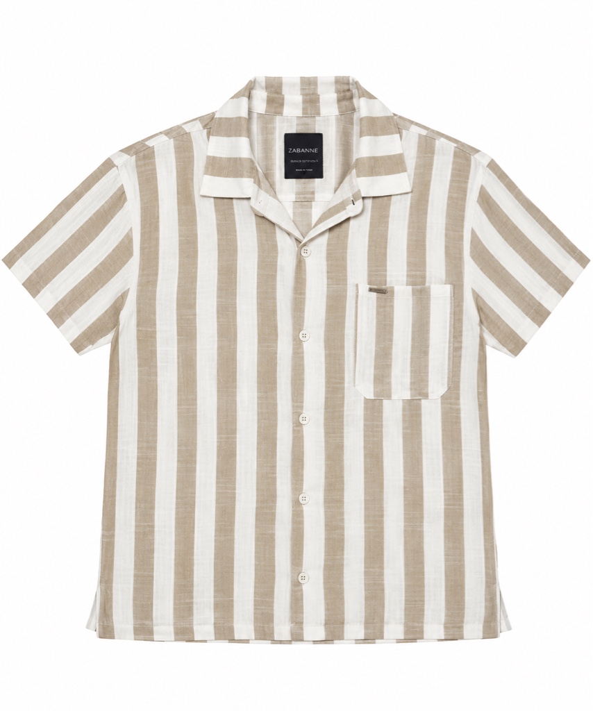 ZABANNE  Camisa mangas cortas c/cubano