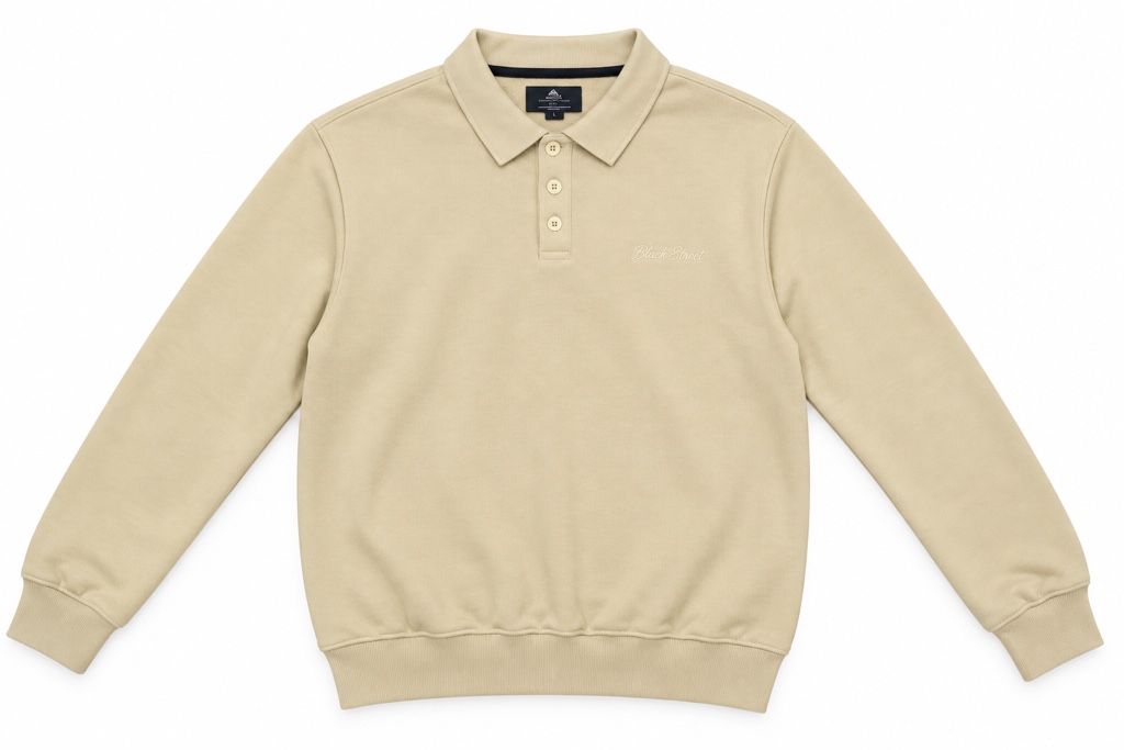 Thato Buzo con cuello  French terry