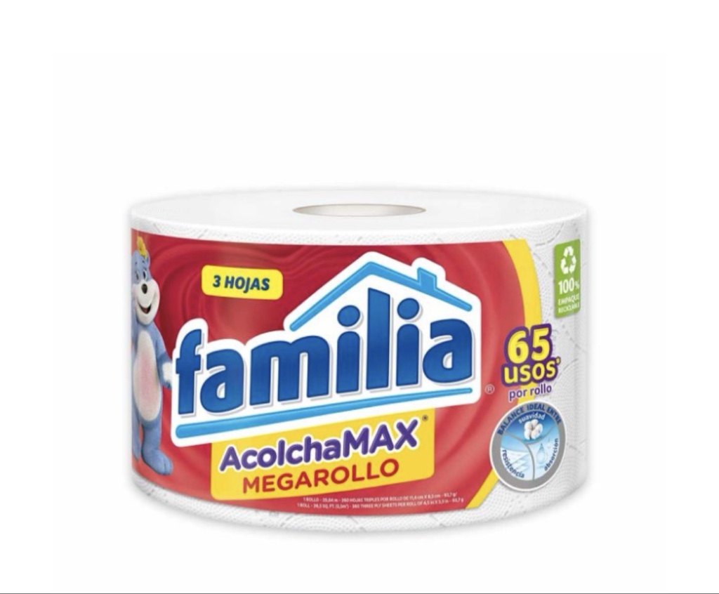 Papel higiénico, familia, megarollo