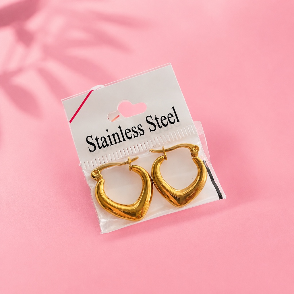 Aretes mini en acero