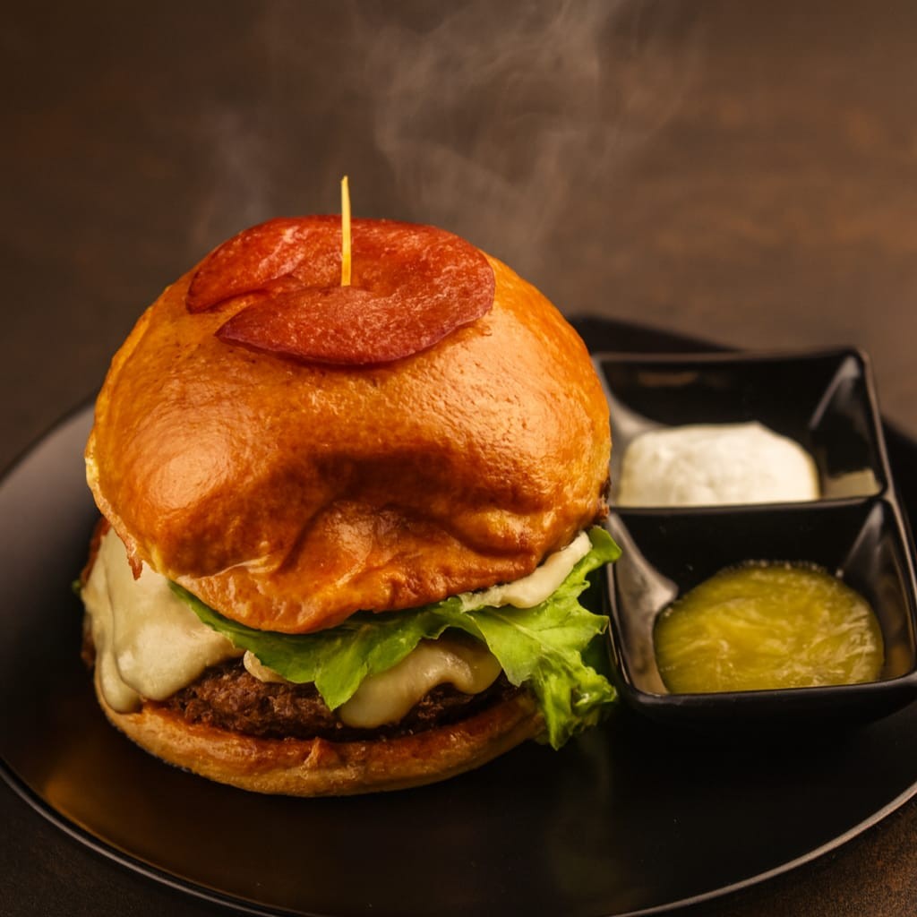 Hamburguesa con queso