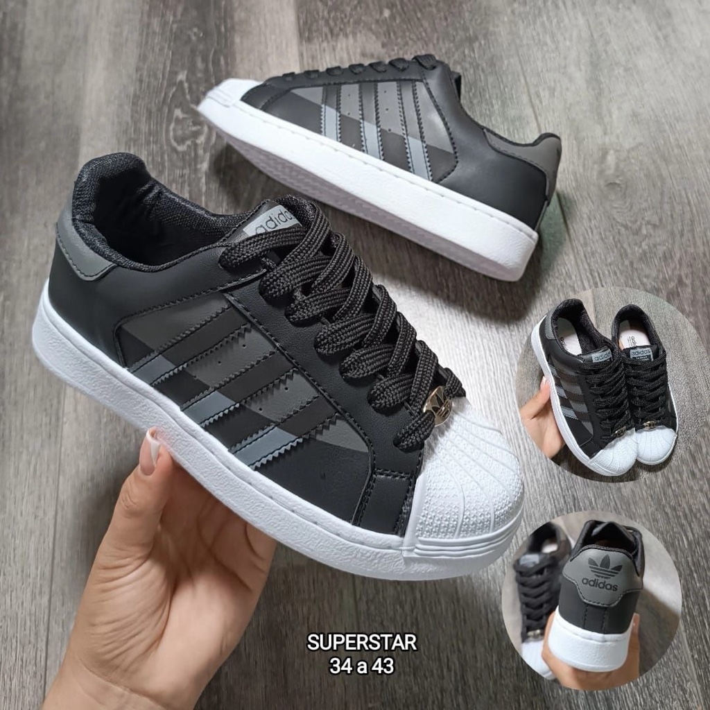 Adidas Superstar negras