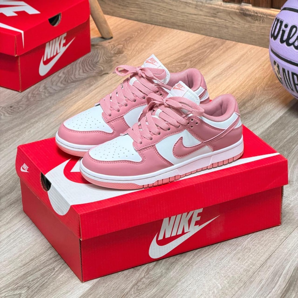 Nike tenis rosa y blanco