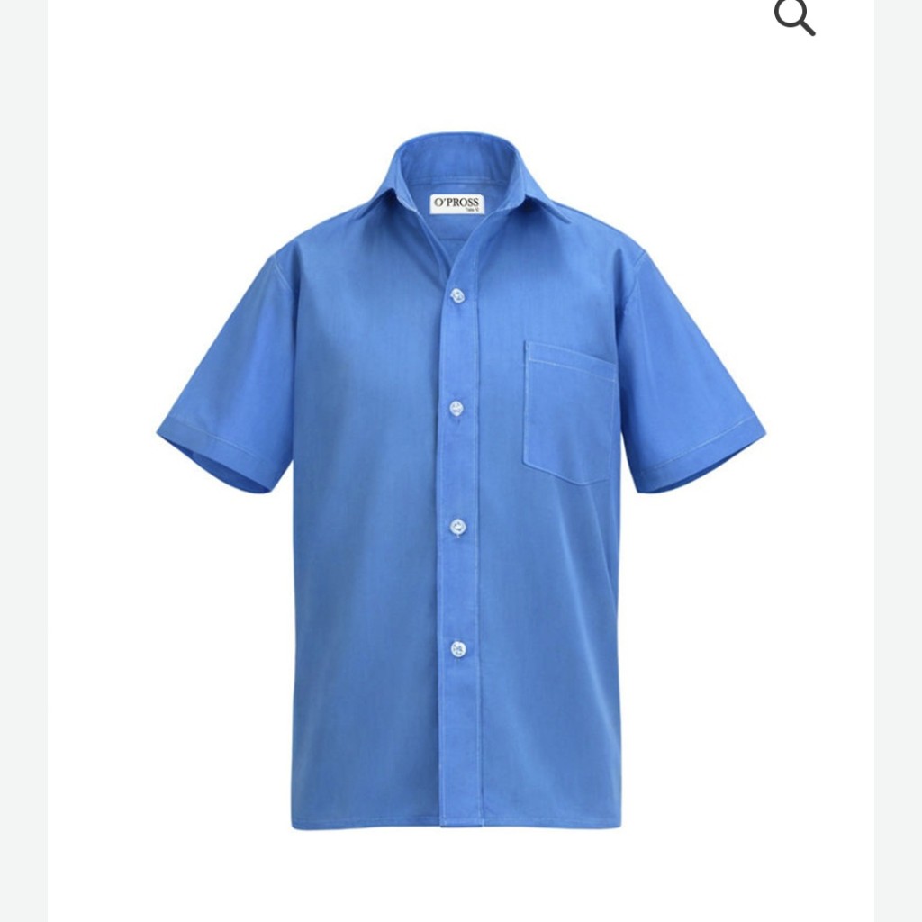 Camisa Escolar azul T12 T14
