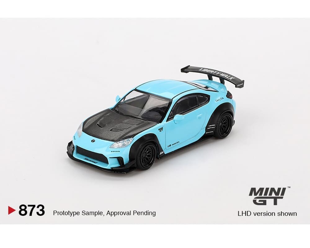 Mini GT 1:64 Toyota GR86 LB-Nation – Azul claro