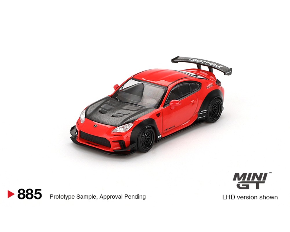Mini GT 1:64 Toyota GR86 LB-Nation – Rojo
