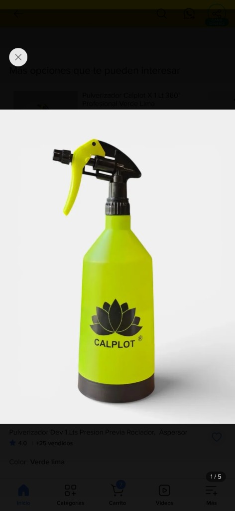 Calplot - Pulverizador 360 de litro.