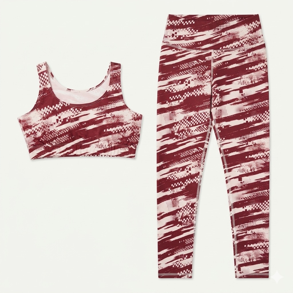 Set Deportivo Estampado Leggins