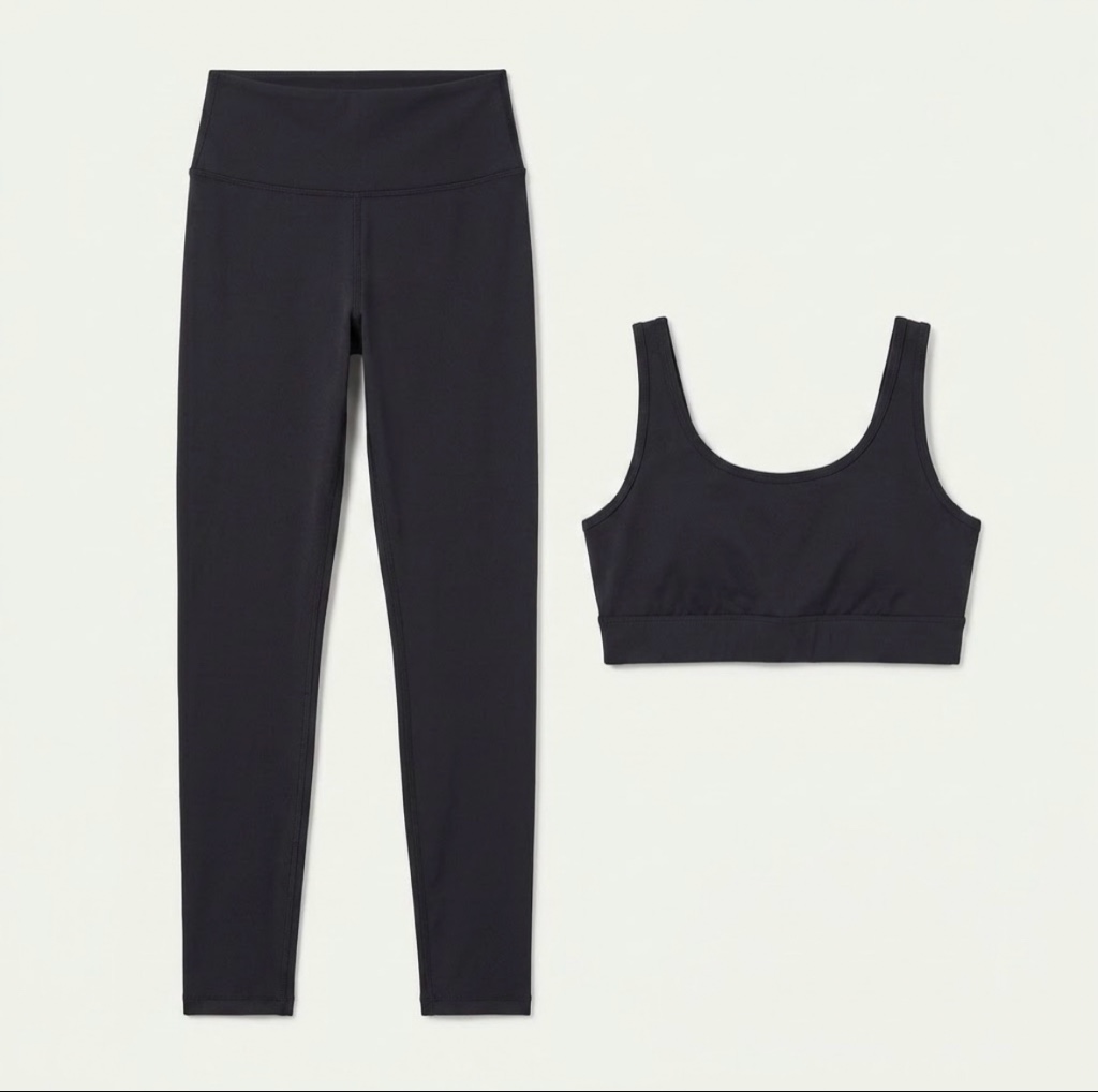 Set Deportivo Unicolor Leggins