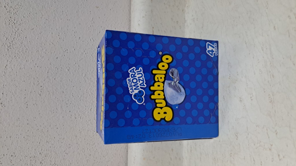 Chicles Bubaloo mora azul c/47pza