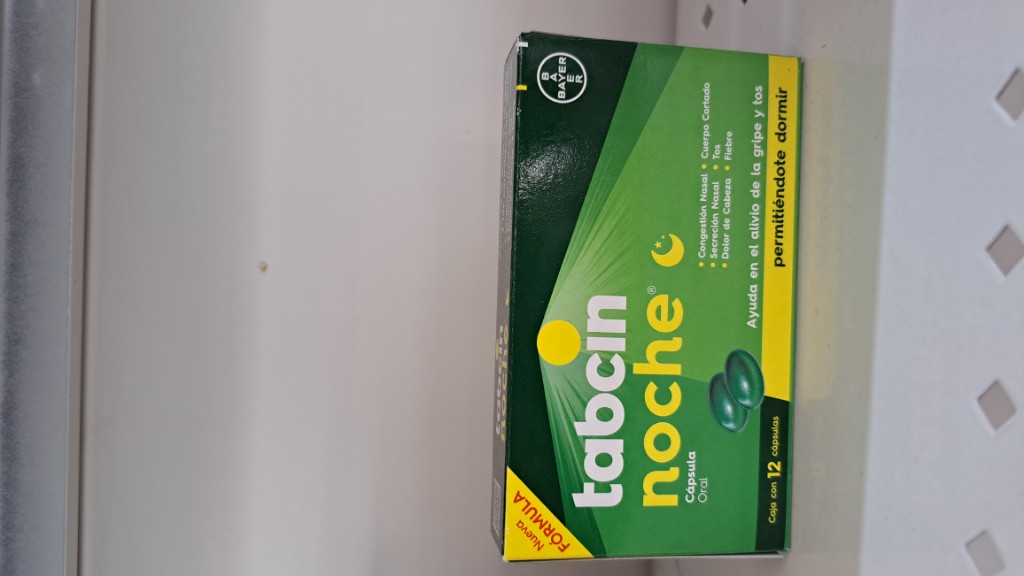 Tabcin noche c/12 caps