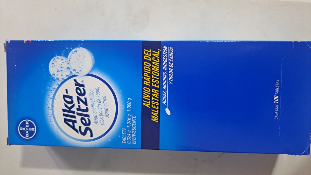 Alka seltzer c/100pza