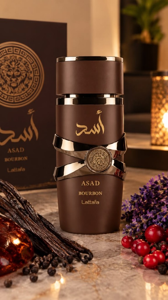 Lattafa Asad Bourbon marrom