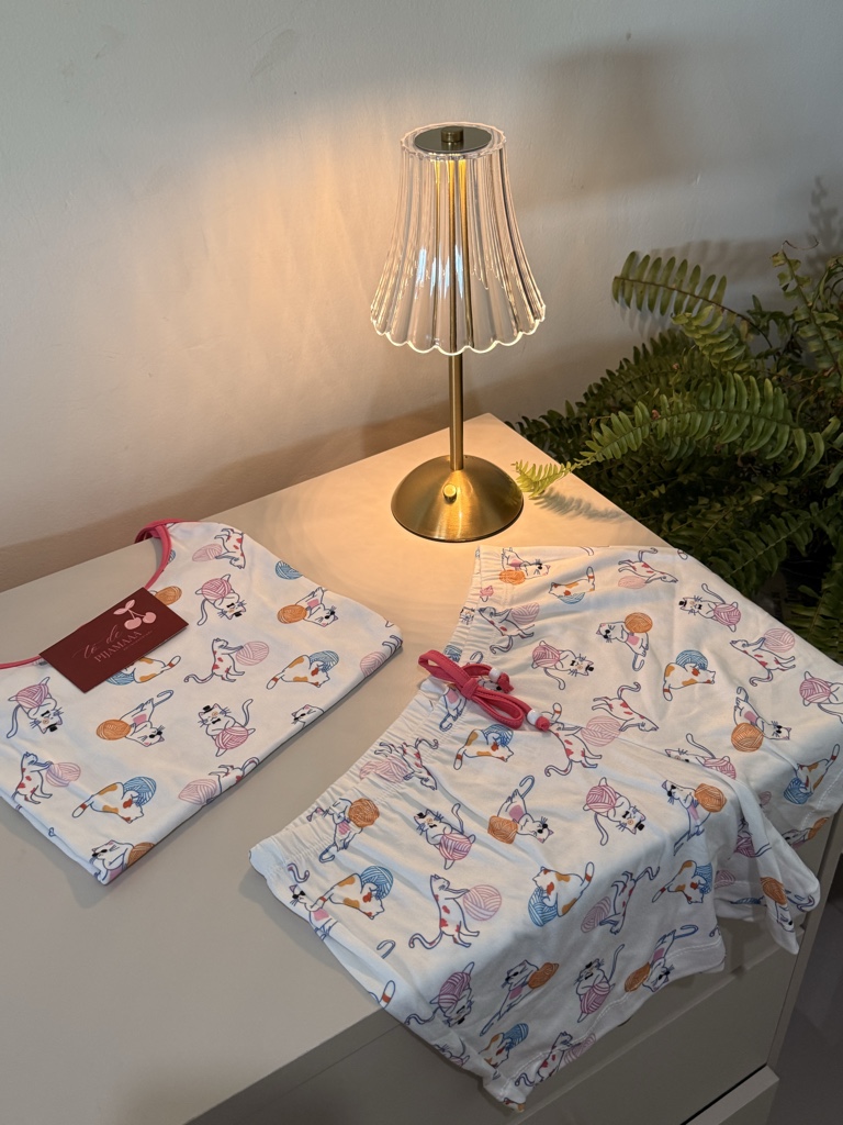 Pijama alcinha gatinho