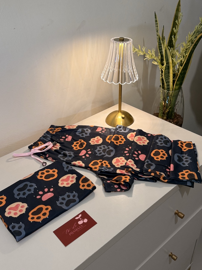 Pijama longo alcinha pata 🐾