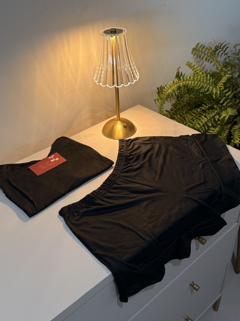 Pijama preto básic