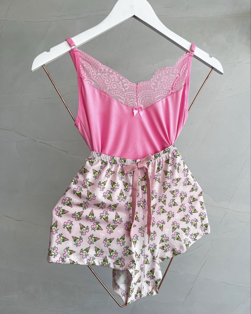 Pijama verão sorvete P M G GG