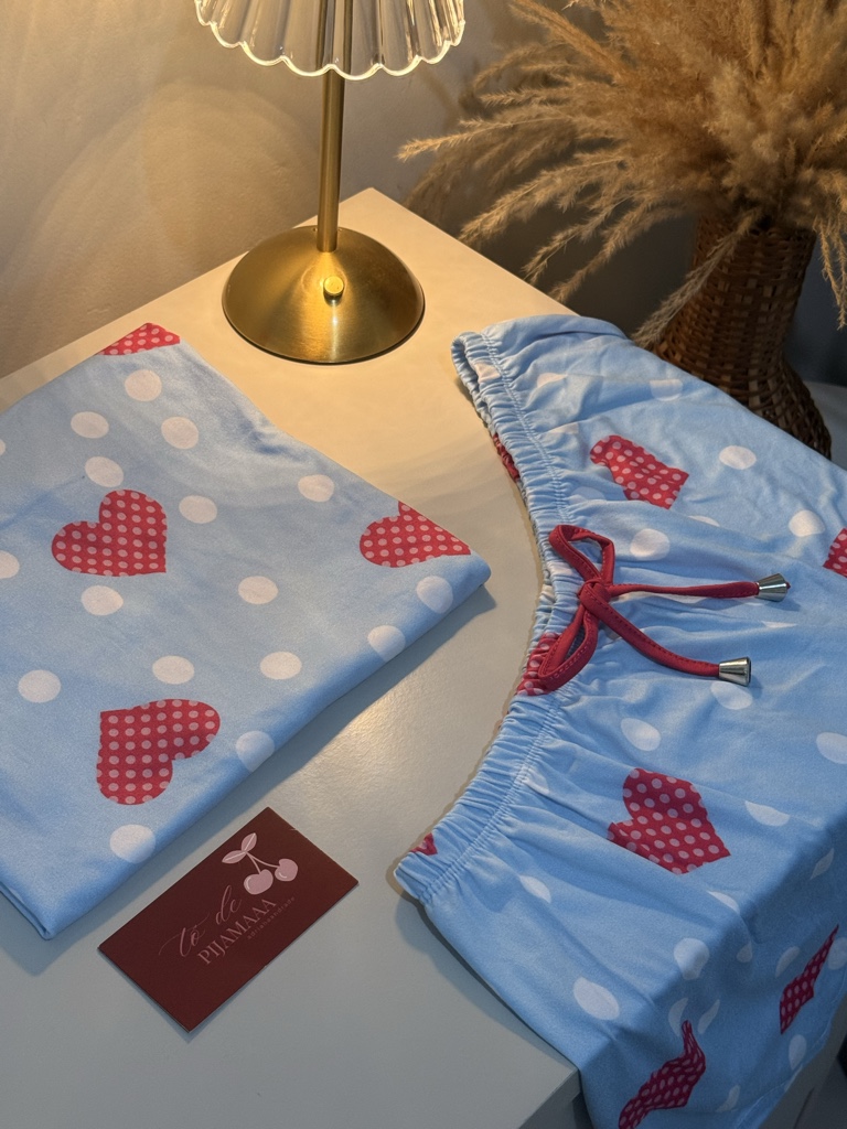 Pijama alcinha coração ♥️