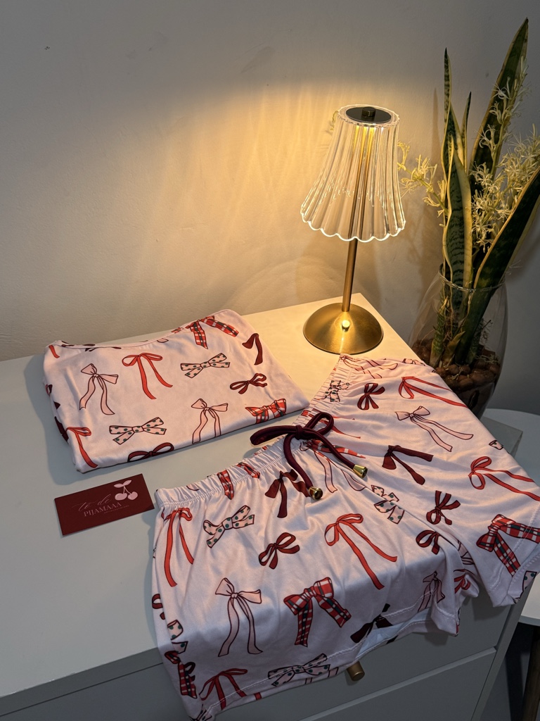 Pijama alcinha laços 🎀