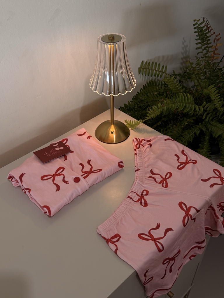 Pijama americano laços