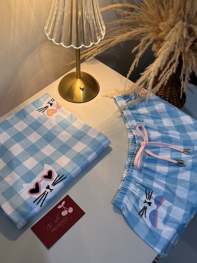 Pijama alcinha gato de 🕶️