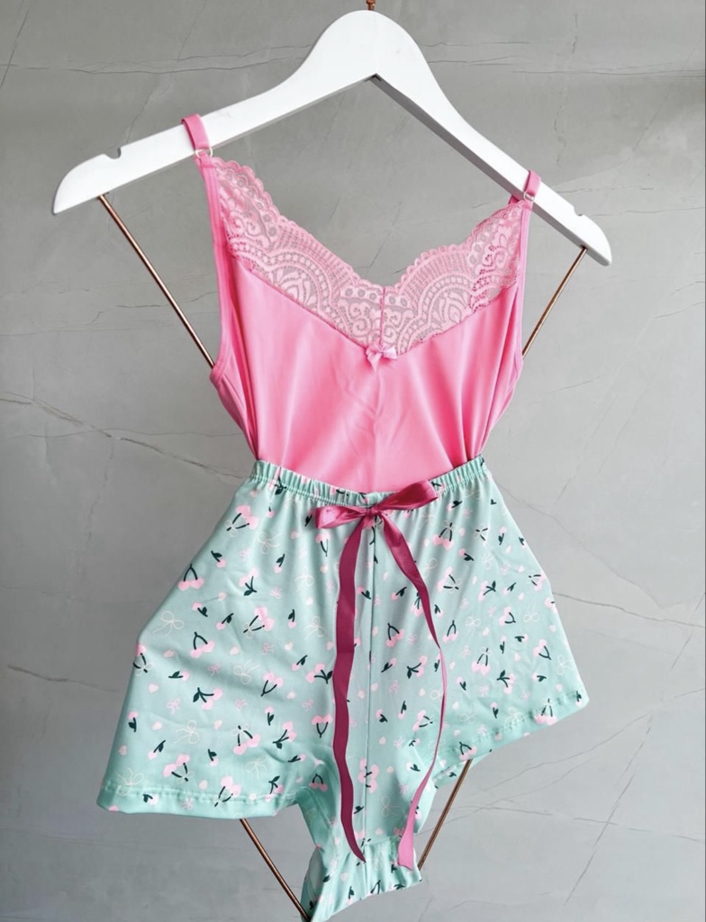 Pijama verão cereja M