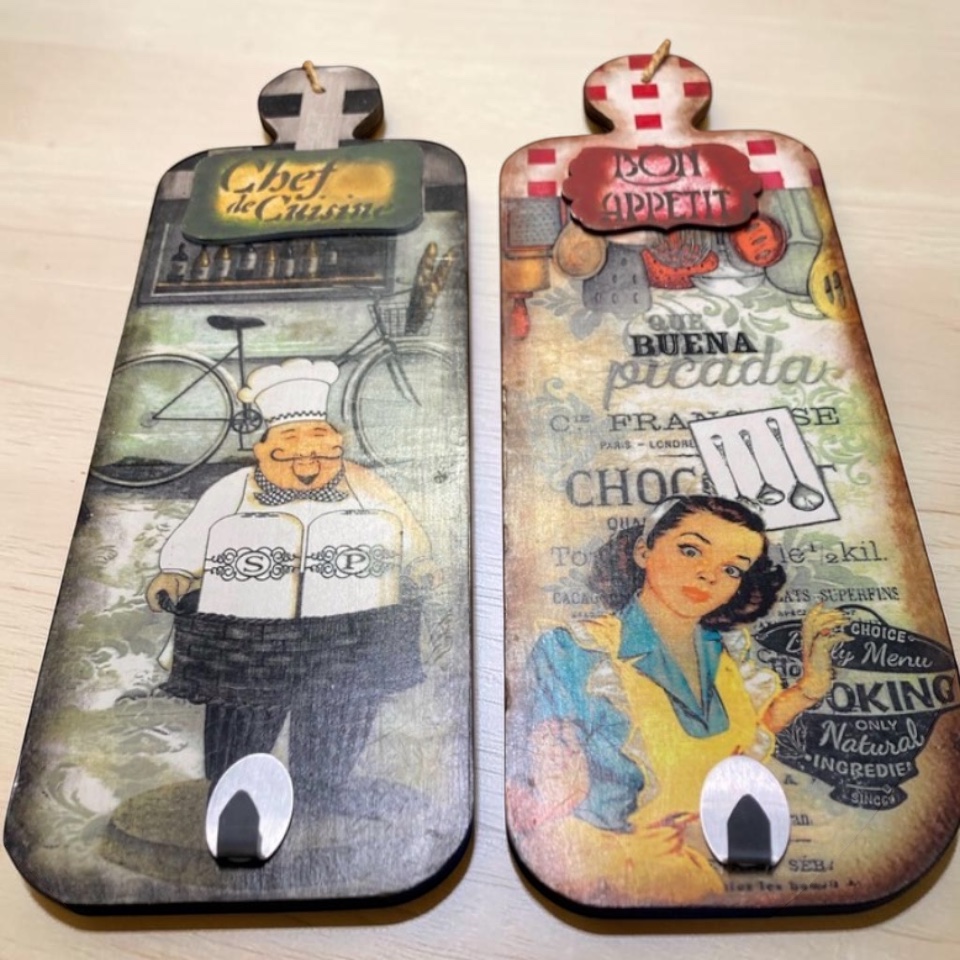 🔥 OFERTA Percheros chef vintage