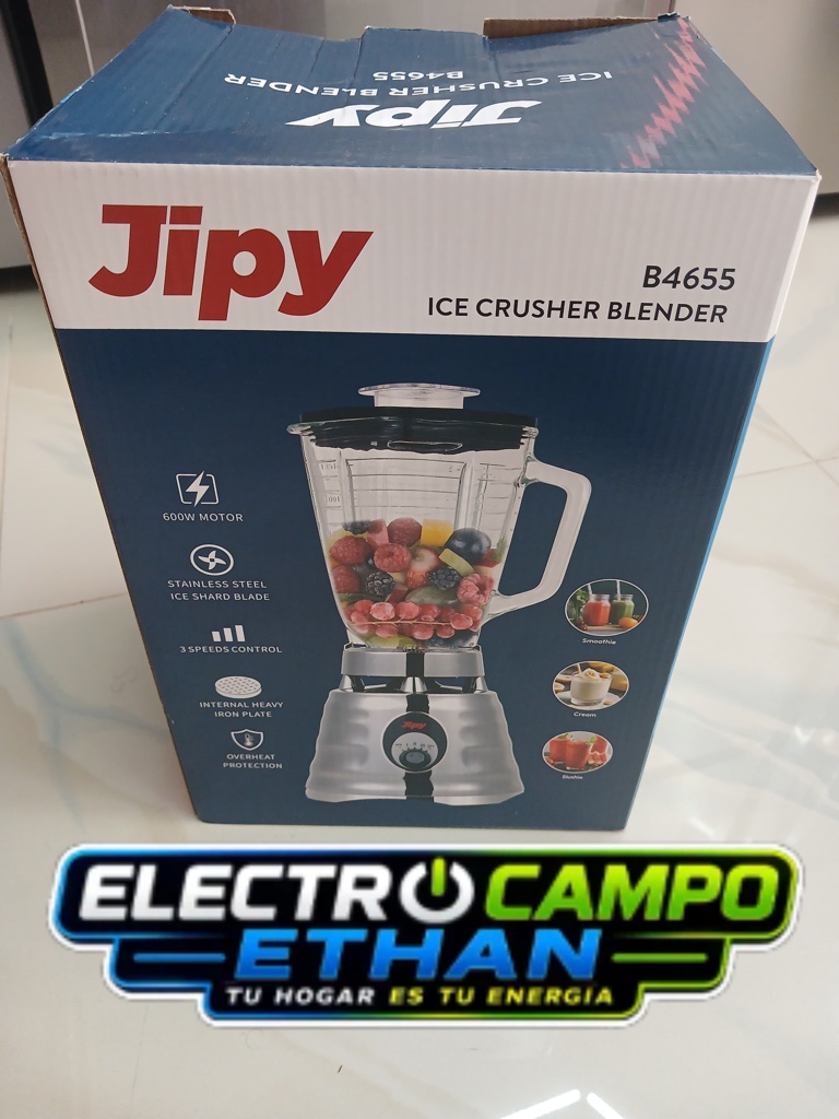 Licuadora Jipy cromo I acero mod:4655