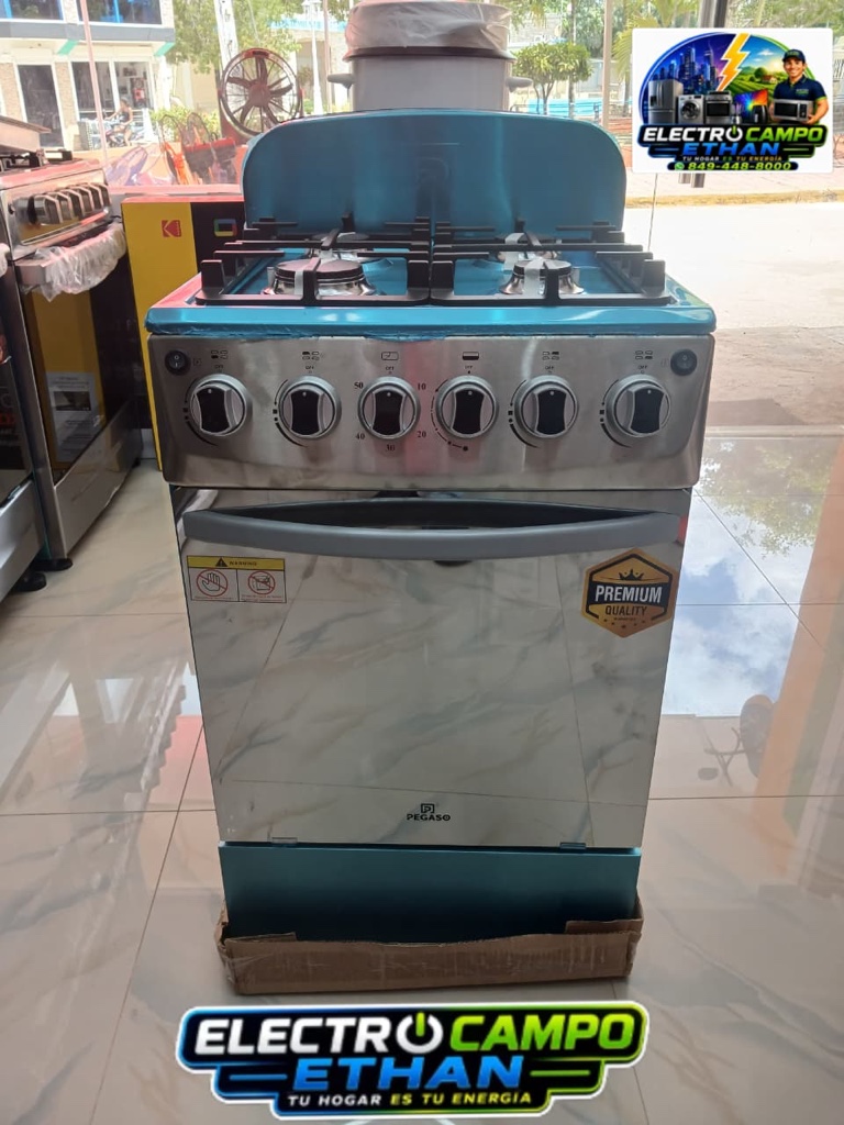 Estufa Pegaso 20” reforzada Luz I ensendido automático