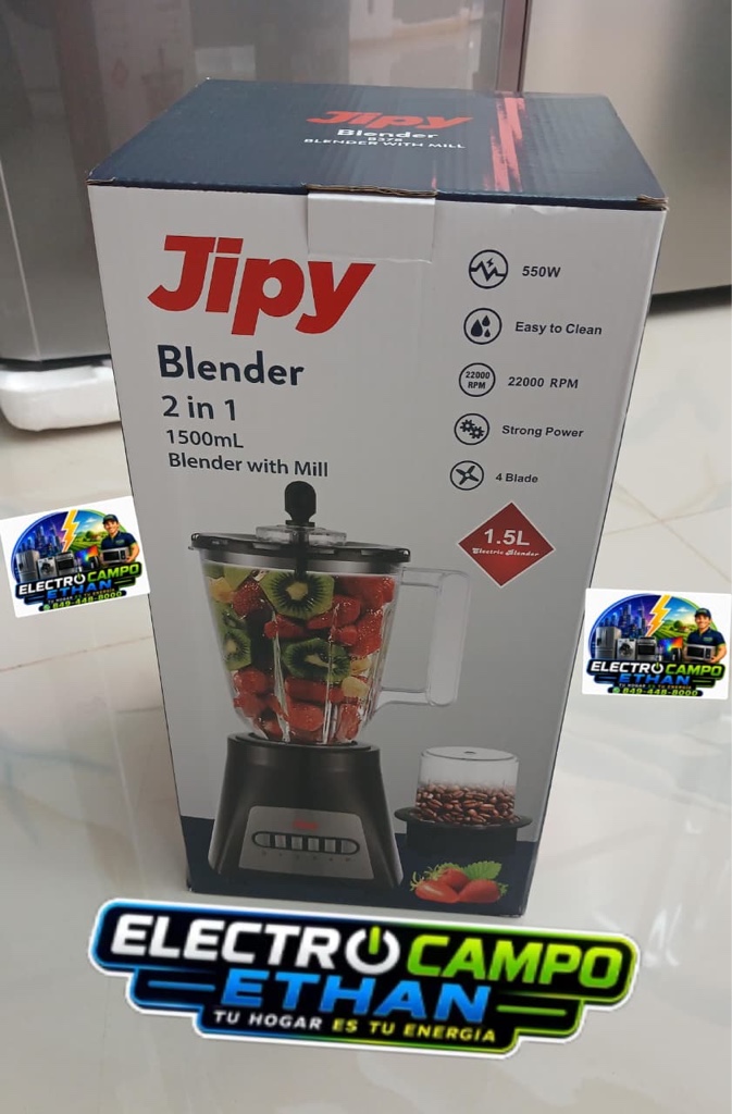 Licuadora Jipy  Blander  2 en 1 - 1.5 litros mod: